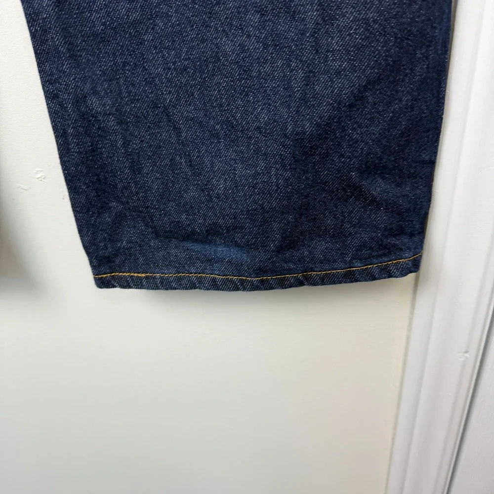 Vintage Levi's 517 BOOTCUT Jeans Mens 40x32 Cotton Dark Wash Indigo Blue Denim